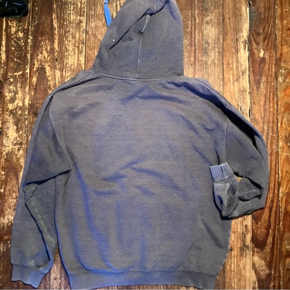 Saddleback Gray Hoodie with Blue Lining - Picture 5 of 5